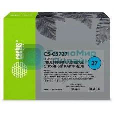 Картридж струйный Cactus CS-C8727 №27 черный (20 мл) для HP DeskJet 3320, 3420, 3520, 3535, 3550, 3645, 3650, 3740, 3840, 5150, OfficeJet 4211, 4251, 4311, 4352, 5600, 5610, PSC 1310, 1340, 1350
