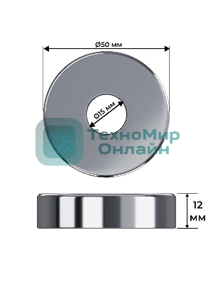 Набор термостатический трехосевой Royal Thermo Design Pro 15мм М30х1,5 (Хром)