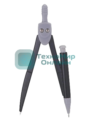 Циркуль Deli EG20904, металл, в комплекте: набор грифелей