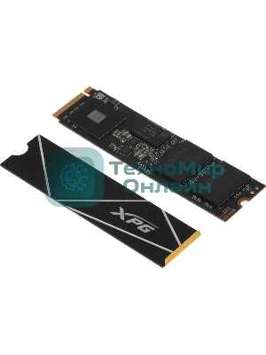 Накопитель SSD ADATA XPG BLADE S70, 4Tb, PCIe 4.0 x4, M.2 2280, NVMe, R/W 7400/6600, с радиатором