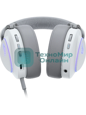 Гарнитура ASUS ROG Delta II белый, беспроводная + проводная, радиоканал, до 140 ч, подсветка, совместимость с PS5, Xbox