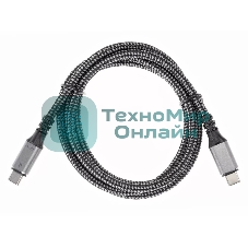 Кабель Thunderbolt4/USB4 Type-C, 5K@60Hz, 40Gbps, PD 100W, 5A, VCOM, 1.2м CU540M-1.2M