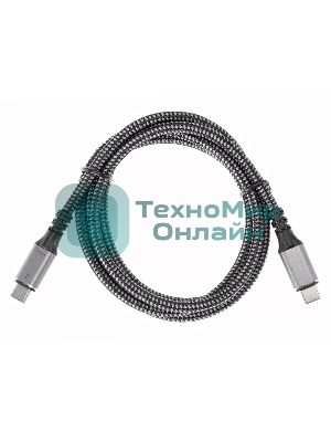 Кабель Thunderbolt4/USB4 Type-C, 5K@60Hz, 40Gbps, PD 100W, 5A, VCOM, 1.2м CU540M-1.2M