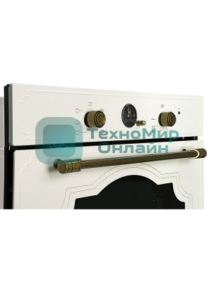 Духовой шкаф электрический встраиваемый Zigmund & Shtain E 138 X бежевый