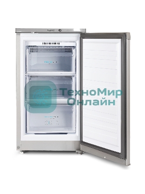 Морозильная камера Бирюса M412 металлик, 80л, 3 ящика