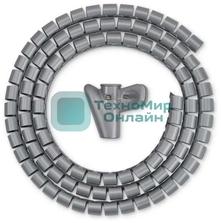 Кабельный органайзер Buro Spiral Hose 15x1500мм Silver