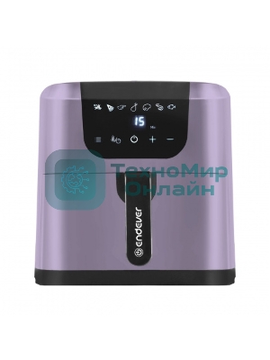 Аэрогриль Endever Skyline AF-127 фиолетовый, 1800 Вт, 4.5 л, сенсор, 7 программ