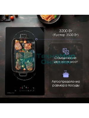 Индукционная варочная панель Zigmund & Shtain CI 35.3 B независимая, черный