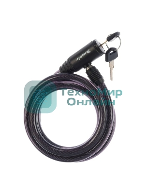 Замок тросовый универсальный Matrix 10х1200 мм