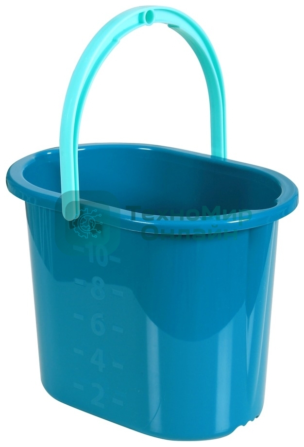 Ведро HAUSMANN HM-1083 для мытья полов 10л, зеленый