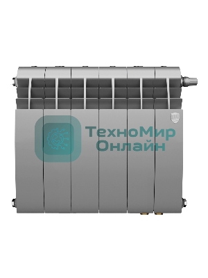 Радиатор Royal Thermo BiLiner 350 Silver Satin VR80 - 6 секц.