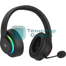 Гарнитура Bloody GR520 чёрный, беспроводная + проводная, радиоканал, до 40 ч, подсветка