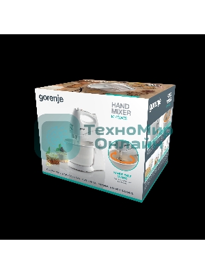 Миксер Gorenje M450WS, 450 Вт,, 5 скоростей, белый