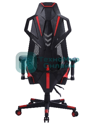 Кресло Cactus CS-CHR-090BLR черный, экокожа