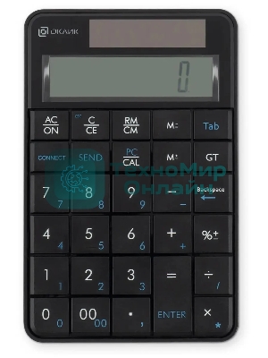 Цифровой блок Oklick K604W беспроводная, радиоканал, чёрный