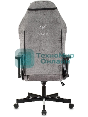 Кресло Бюрократ Knight N1 Fabric серый, ткань, 120 кг, механизм качания