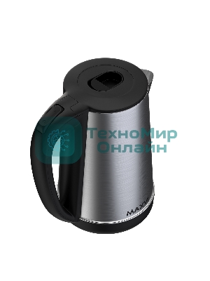 Чайник электрический Maxvi KE1822S silver-black