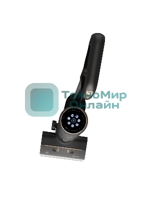 Пылесос вертикальный BQ VCA1006W Aqua Pro серый, питание от аккумулятора, 90 Вт, уборка суxая/влажная, пылесборник 0.75 л