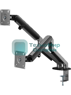 Кронштейн для мониторов Ultramounts UM735BL черный/серый 17