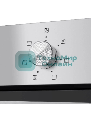 Шкаф духовой электрический Maunfeld EOEM516S, встраиваемый, 51л, дверца с 2 стеклами, нержавеющая сталь