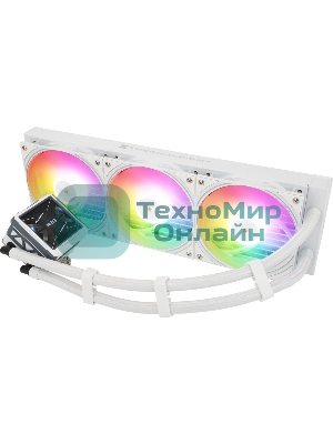Водяное охлаждение для процессора Water Cooling System Thermalright Frozen Warframe 360 Ultra White Argb (360мм, White, ARGb/Fans: 3x120мм, 70.84CFM, 29.8dBA, 2000RPM/Pump height 60мм, 23dBA, 3000RPM, Rad thickness 27mm/S: 1200, 1700, 1851, 2011, 2066, 115X, AM5, AM4)