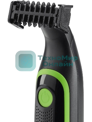 Машинка для стрижки Polaris PHC 0303RB черный/лайм 240Вт