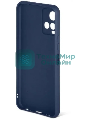 Чехол (клип-кейс) DF vCase-06, для Vivo Y21/Y33s, синий vcase-06 (blue)