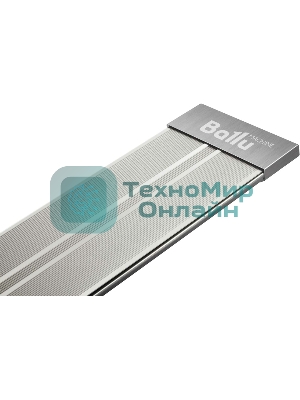 Обогреватель инфракрасный Ballu BIH-AP4-2.0-M серебристый, панельный, 2000 Вт, 40 м2