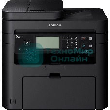 МФУ лазерное Canon i-Sensys MF237W (1418C105/1418C121/1418C122/1418C169/1418C161/1418C113/1418С030/1418C031), A4, ч/б, печ. до 23 стр/мин., 1200 x 1200 dpi (печать) 600x600dpi (скан.), USB, RJ-45, Wi-Fi