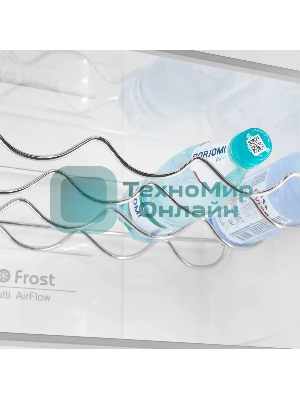 Холодильник Maunfeld MFF200NFWE белый, двухкамерный 271/106л морозилка снизу, No Frost