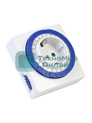 Розетка Smartbuy (SBE-STM1) таймер механический, 3600 Вт