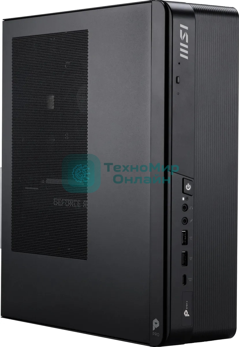 Компьютер MSI PRO DP80 A14G-035XRU Intel Core i5 14400F(2.5Ghz)/16384Mb/512PCISSDGb/noDVD/BT/WiFi/черный/noOS + no KB+M