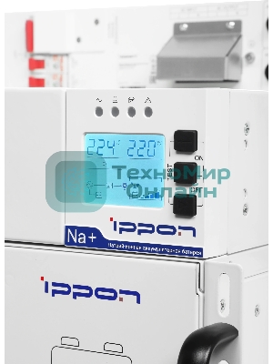 Источник бесперебойного питания Ippon Na+ RTA 6K 6000Вт 6000ВА белый