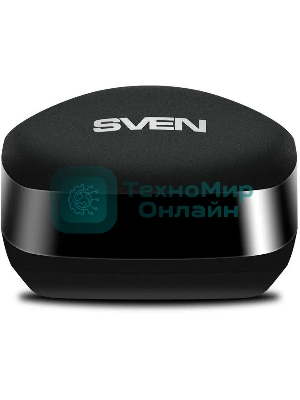 Мышь беспроводная SVEN RX-260W черный, 1600 dpi, радиоканал, USB, кнопки - 4