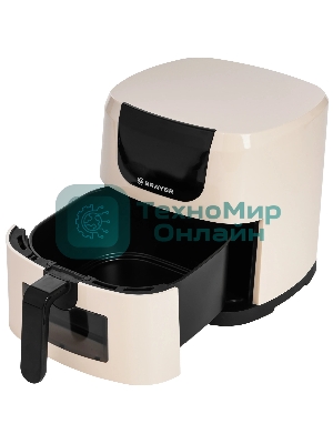 Аэрогриль Brayer 2043BR бежевый, 1500 Вт, 5 л, сенсор, 7 программ