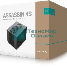 Кулер для процессора DEEPCOOL Assassin 4S черный, 140 мм, алюминий/медь, 1800 об/мин, 29.3 дБ, 4 pin, 250 Вт, 164 мм