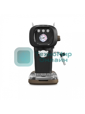 Кофеварка эспрессо BQ CM2004 черный, исп. кофе - молотый, 0.6 л, 1100 Вт, 20 бар