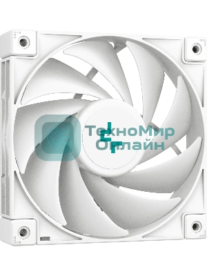 Кулер для процессора DEEPCOOL AK400 WH белый, 120 мм, алюминий/медь, 1850 об/мин, 29 дБ, 4 pin, 220 Вт, 155 мм