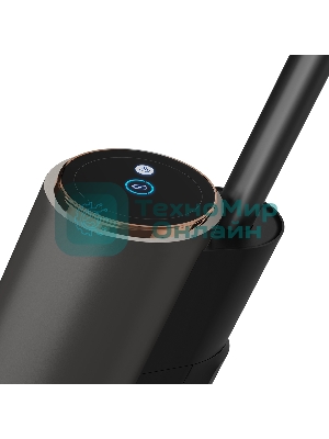 Пылесос вертикальный BQ VCA1006W Aqua Pro серый, питание от аккумулятора, 90 Вт, уборка суxая/влажная, пылесборник 0.75 л