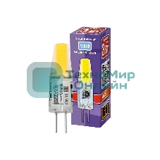 Лампа светодиодная JazzWay PLED-G4 COB 3Вт капсульная 5500К холодный белый G4 240лм 220В