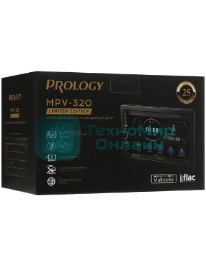 Автомагнитола Prology MPV-320, 2 DIN, 6.9