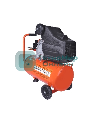 Компрессор поршневой Patriot Optima Euro 24-240K2 масляный 240л/мин 24л 1500Вт оранжевый/черный