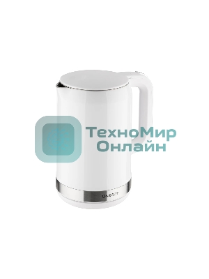 Чайник электрический Energy E-218 белый, диск 1.7 л