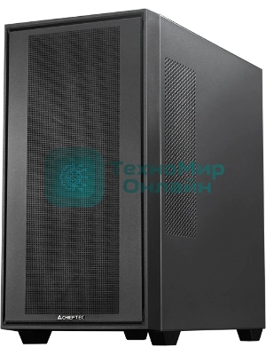 Компьютерный корпус Chieftec Night Hunter черный без БП ATX 4x140мм audio bott PSU