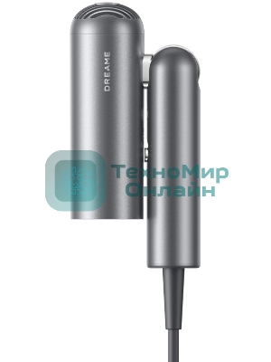 Фен Dreame AHD51 серый космос, 1300 Вт, компактный, ионизация