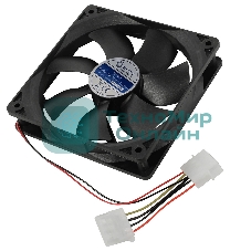 Вентилятор для корпуса 5bites FB12025S-12L4MX черный, 120 x 120 мм, 1200 об/мин, 25 дБ, 4 pin