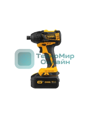 Винтоверт ударный аккумуляторный бесщет Denzel CID-IB-200 18В Li-Ion