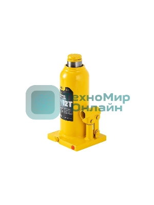 Домкрат бутылочный гидравлический Deli DQ71012 макс.грузоподъемность 12 т