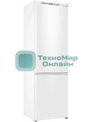 Встраиваемый холодильник Atlant ХМ-4319-101 белый двухкамерный 175/70л морозилка снизу