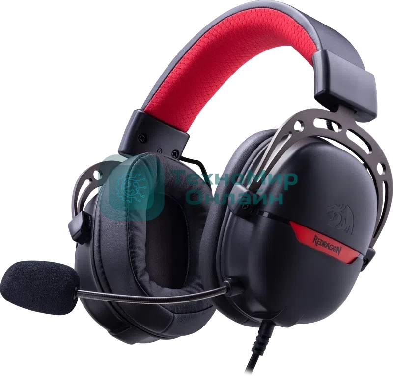 Гарнитура Redragon Aurora чёрный, проводная, USB